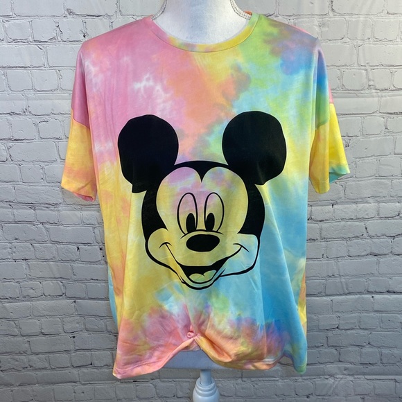 Disney Tops - DISNEY Tie Dye Mickey Mouse Tee